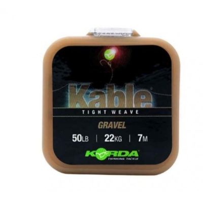 Korda - Kable Tight Weave 7m Gravel - ledcore