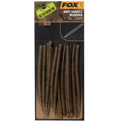 FOX- Edges Anti Tangle Sleeves XL Camo- ochraniacz antysplątaniowy - obrazek 1