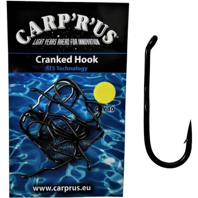 Carp'R'us- Cranked Hook ATS Size 4- haki karpiowe