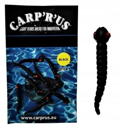 Carp'R'us- Mouthsnagger Dragonfly Larvae Shorty Black- pozycjoner na haczyk