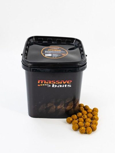 Massive Baits- Eco Boilies 18mm PINEAPPLE 3kg- kulki proteinowe - obrazek 1