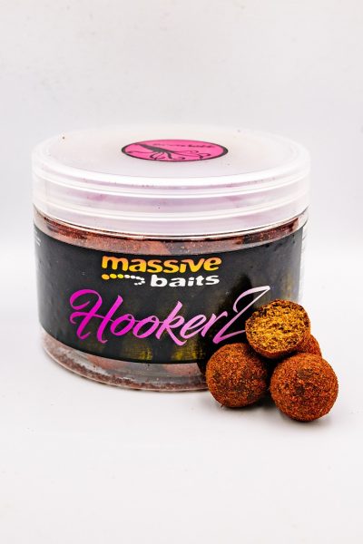 Massive Baits- HOOKERZ Scarlett Robin Red 18mm- hakowe kulki proteinowe - obrazek 1