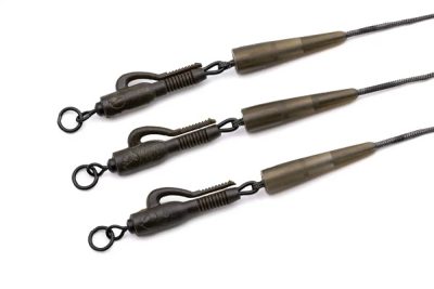 Korda- Kable Leadcore Leader Hybrid Lead Clip Weed Green 50cm- gotowy leadcore - obrazek 2