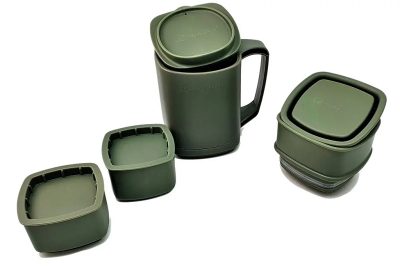 Ridge Monkey- ThermoMug DLX Brew Set Green- kubek termoizolacyjny z wkładami - obrazek 2