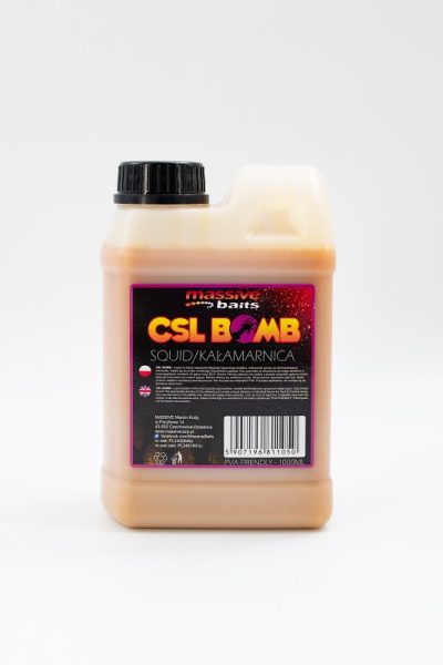 Massive Baits- CSL BOOMB Squid 1000ml- liquid