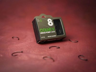 One More Cast- COLNE-V Needle Point Hooks Size 8- haki karpiowe