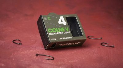 One More Cast- COLNE-V Needle Point Hooks Size 4- haki karpiowe