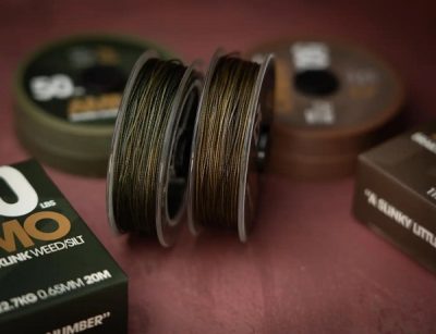 One More Cast- AMMO Braided Hooklink Weed/Silt 50lb- plecionka przyponowa - obrazek 2