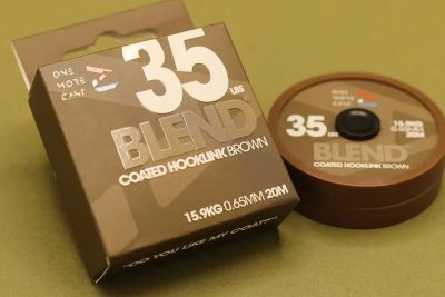 One More Cast- Blend Coated Hooklink 35lb Brown- plecionka przyponowa w otulinie