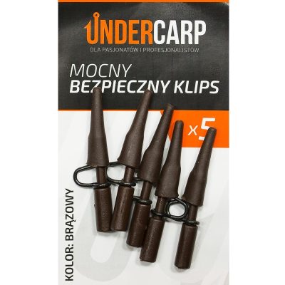 UnderCarp- Mocny bezpieczny klips brązowy - obrazek 1