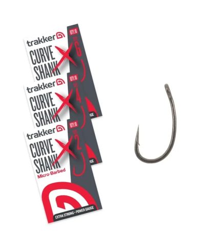 Trakker- Curve Shank XS Hooks Size 4- haczyki karpiowe - obrazek 2