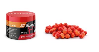 MatchPRO- 3D Top Worms Wafters Duo Strawberry 8mm 20g- przynęta balansująca - obrazek 1